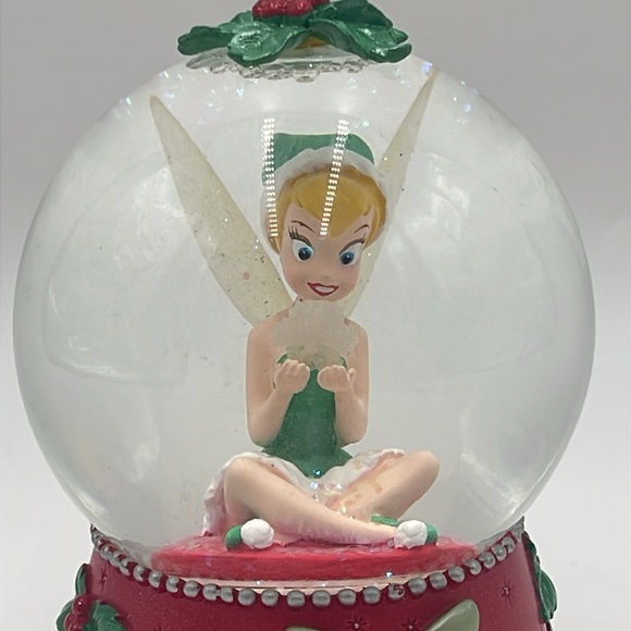 Christmas Disney Store Exclusive TINKER BELL Snow Globe 2004 - Picture 4 of 11